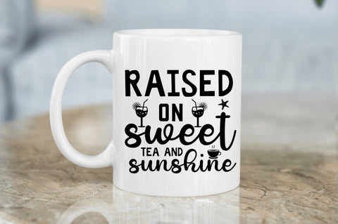 Raised on sweet tea SVG SVG Regulrcrative 