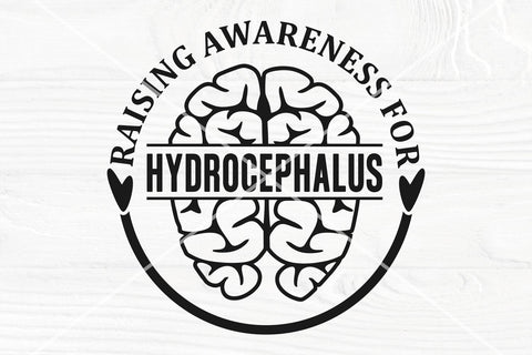 Raising awareness SVG | Hydrocephalus SVG cut file SVG TonisArtStudio 