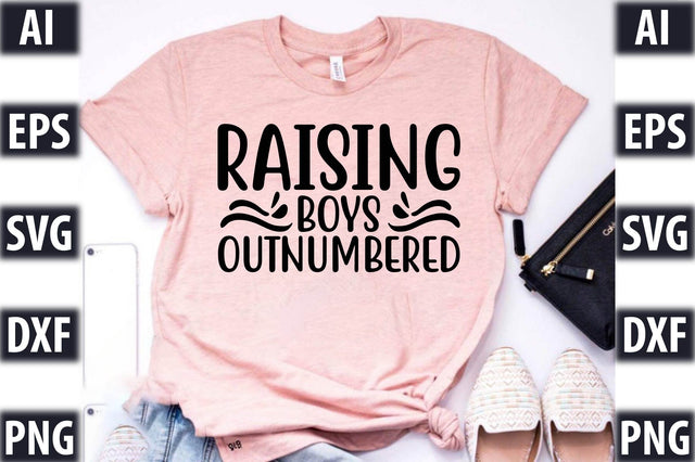 Raising Boys Outnumbered SVG SVGista 