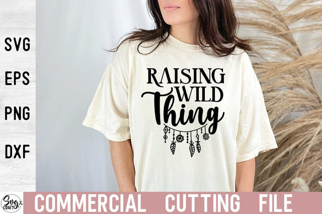 Raising wild thing SVG Cut file SVG Svgcraft 
