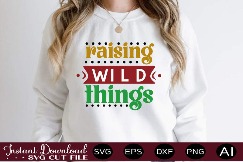 Raising Wild Things svg SVG designmaster24 