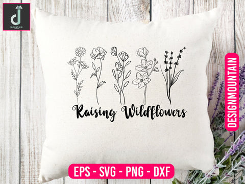 Raising wildflowers svg design SVG Alihossainbd 