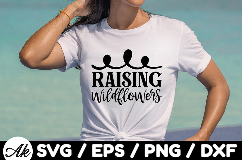Raising wildflowers svg SVG akazaddesign 