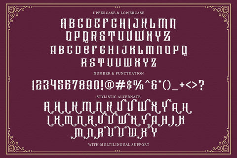 Raizen - Victorian Decorative Font Font StringLabs 