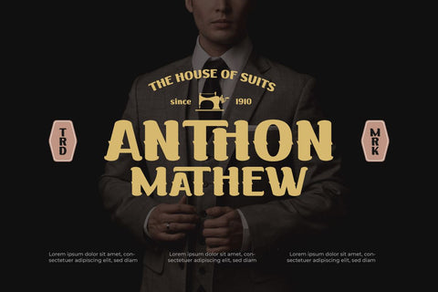 Rakochuk | Retro Condensed Font Font twinletter 