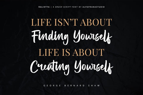 Ralietta - Brush Script Font Font Alpaprana Studio 