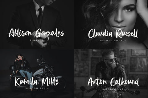 Ralietta - Brush Script Font Font Alpaprana Studio 