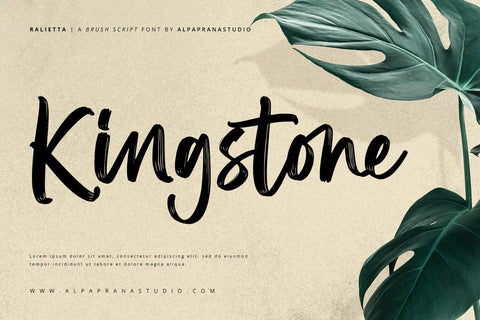 Ralietta - Brush Script Font Font Alpaprana Studio 