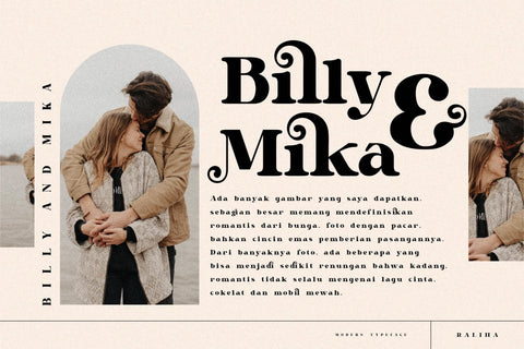 Raliha Typeface Font Storytype Studio 