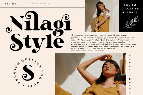 Raliha Typeface Font Storytype Studio 