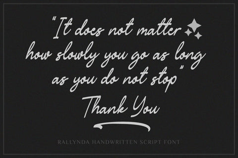 Rallynda Handwritten Brush Script Font Balevgraph Studio 