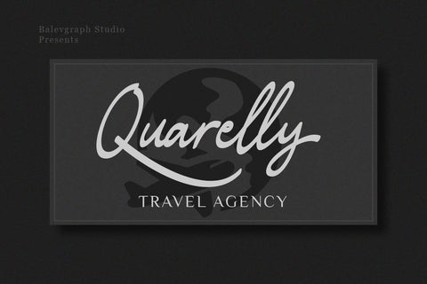 Rallynda Handwritten Brush Script Font Balevgraph Studio 