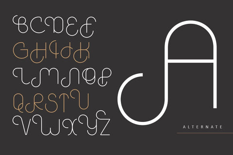Raloth - Modern Display Font Font Illushvara Design 