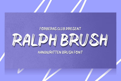 Ralph Brushes Font Forberas 