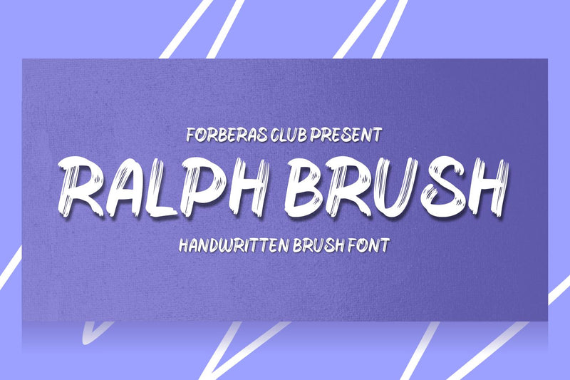 Ralph Brushes Font Forberas 