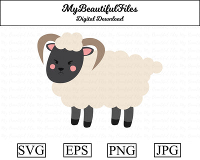 ram - animal SVG MyBeautifulFiles 