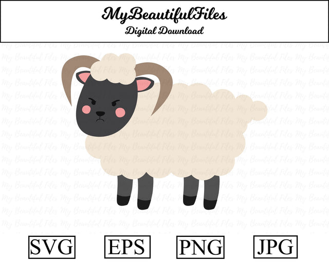 ram - animal SVG MyBeautifulFiles 