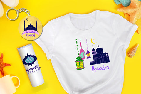 Ramadan Kareem 16 PNG designs PDF Ai EPS format bundle Sublimation Natasha Prando 