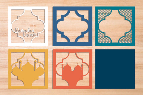 Ramadan Kareem 3D Layered Paper Cut - SVG SVG Slim Studio 