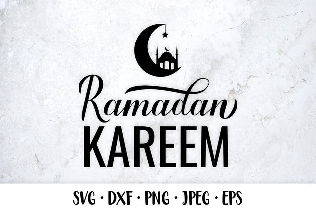 Ramadan Kareem. Muslim Holiday. Ramadan Typography SVG LaBelezoka 