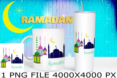 Ramadan lantern design Sublimation Natasha Prando 