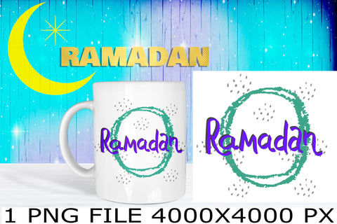 Ramadan phrase sublimation PNG design Sublimation Natasha Prando 