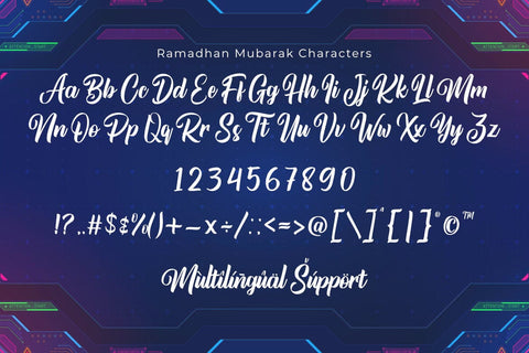 Ramadhan Mubarak Font Madatype Studio 