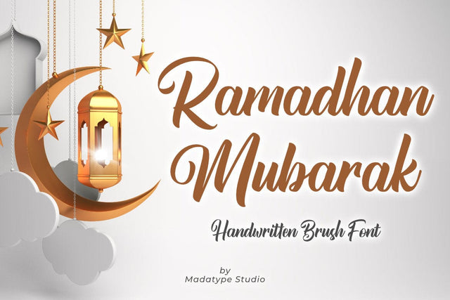 Ramadhan Mubarak Font Madatype Studio 