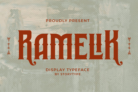 Ramelik Typeface Font Storytype Studio 