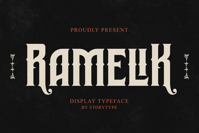 Ramelik Typeface Font Storytype Studio 
