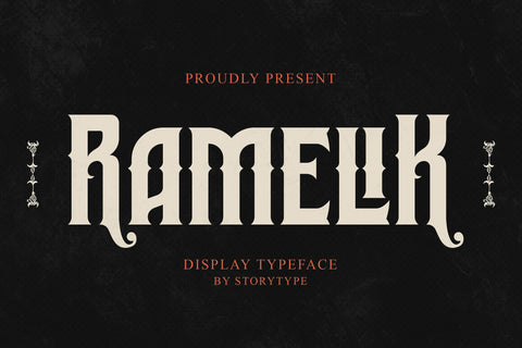 Ramelik Typeface Font Storytype Studio 