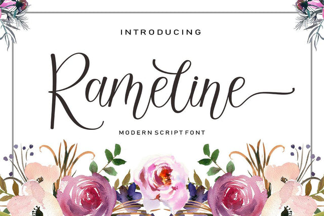 Rameline Font Rotterlab studio 