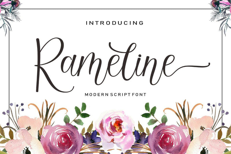 Rameline Font Rotterlab studio 