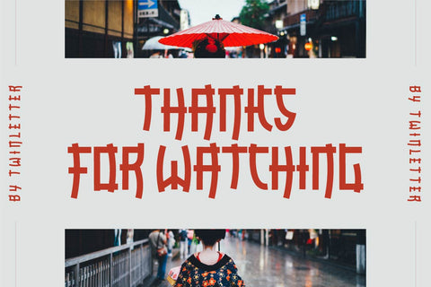 RAMISA Faux Japanese Font Font twinletter 