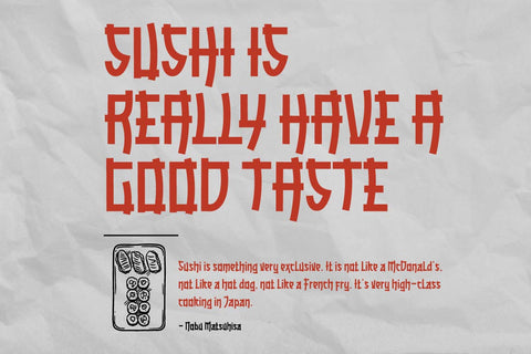 RAMISA Faux Japanese Font Font twinletter 