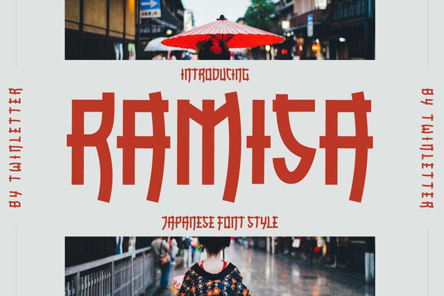 RAMISA Faux Japanese Font Font twinletter 