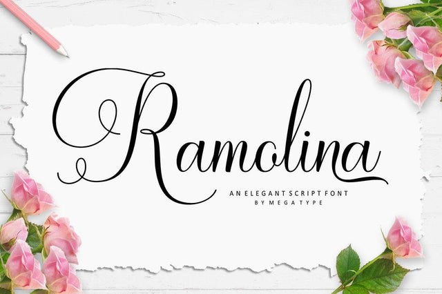 Ramolina Script Font Megatype 