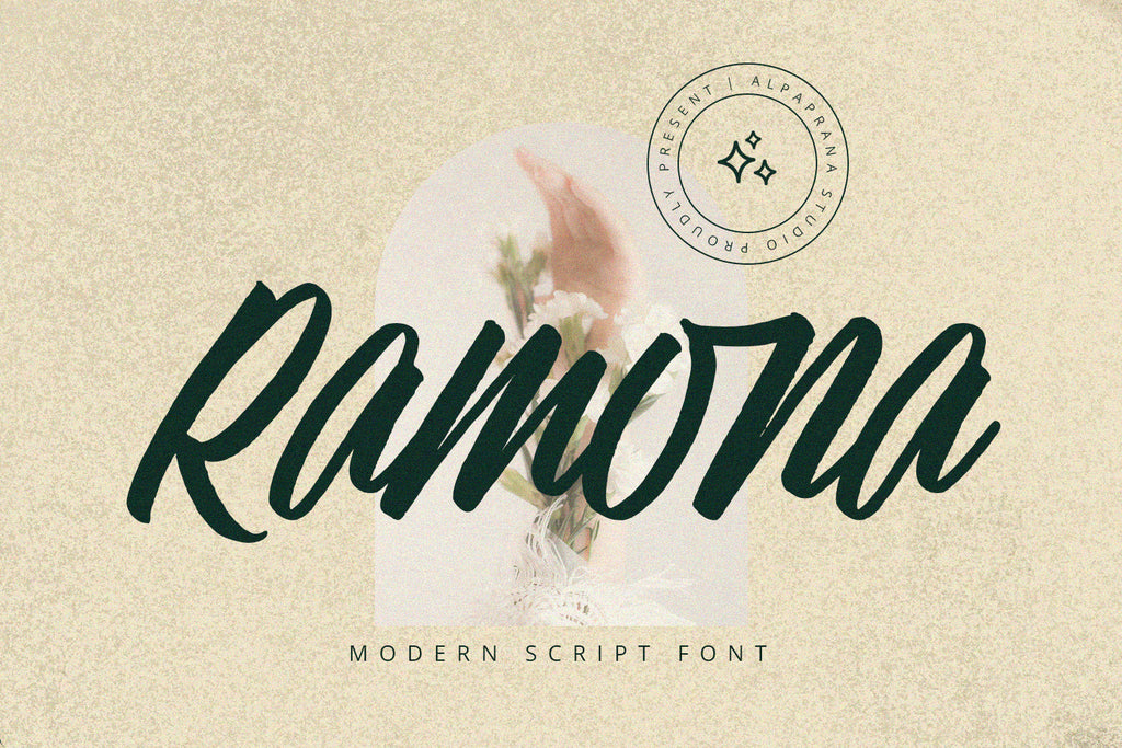 Ramona - Modern Script Font - So Fontsy