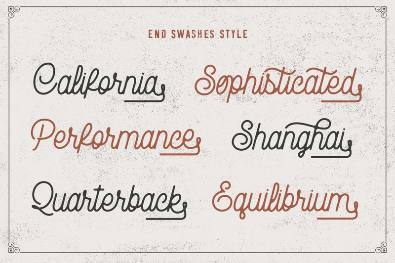 Rampage Monoline Script - So Fontsy