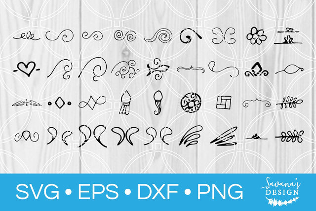 Random Elements Bundle SVG SavanasDesign 