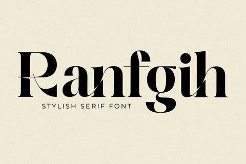 Ranfgih Typeface Font Storytype Studio 