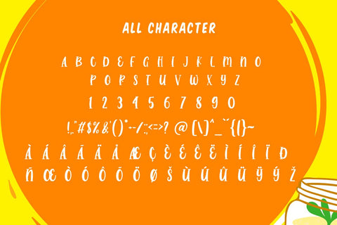Range Orange - a Bouncy Sans Font Fallen Graphic Studio 