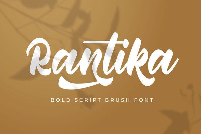 Rantika - Bold Script Font Arterfak Project 