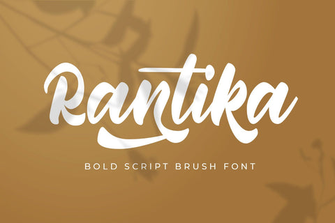 Rantika - Bold Script Font Arterfak Project 