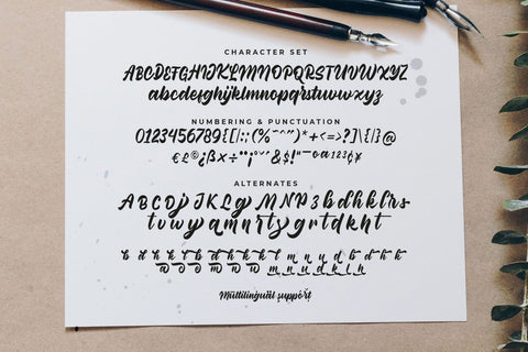 Rantika - Bold Script Font Arterfak Project 