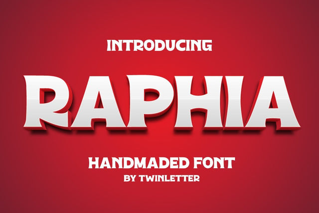 Raphia Font twinletter 