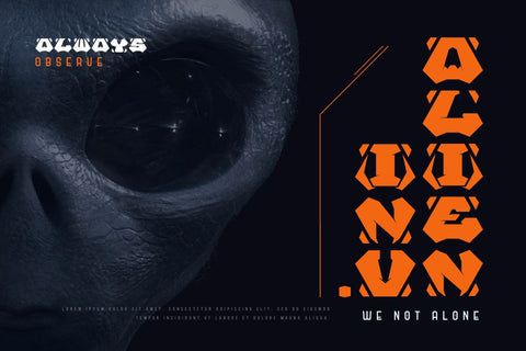 Raqib | Futuristic Font Font twinletter 