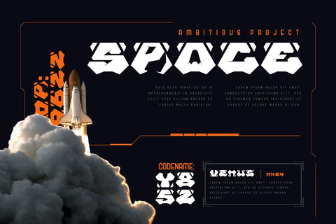 Raqib | Futuristic Font Font twinletter 