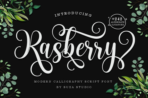 Rasberry Font Suza Studio 