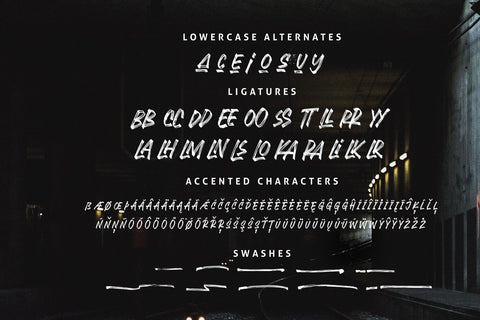 Rashavine - Street Font Font Arterfak Project 
